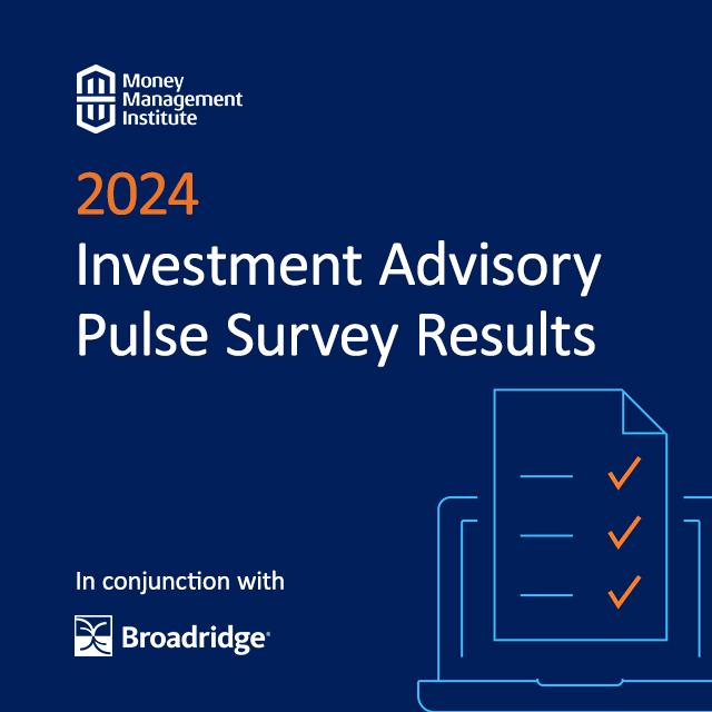 2024 Investment Advisory Pulse Survey Results Graphic